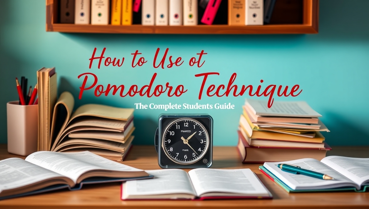 Read more about the article How to Use the Pomodoro Technique for Better Studying: The Complete Student’s Guide