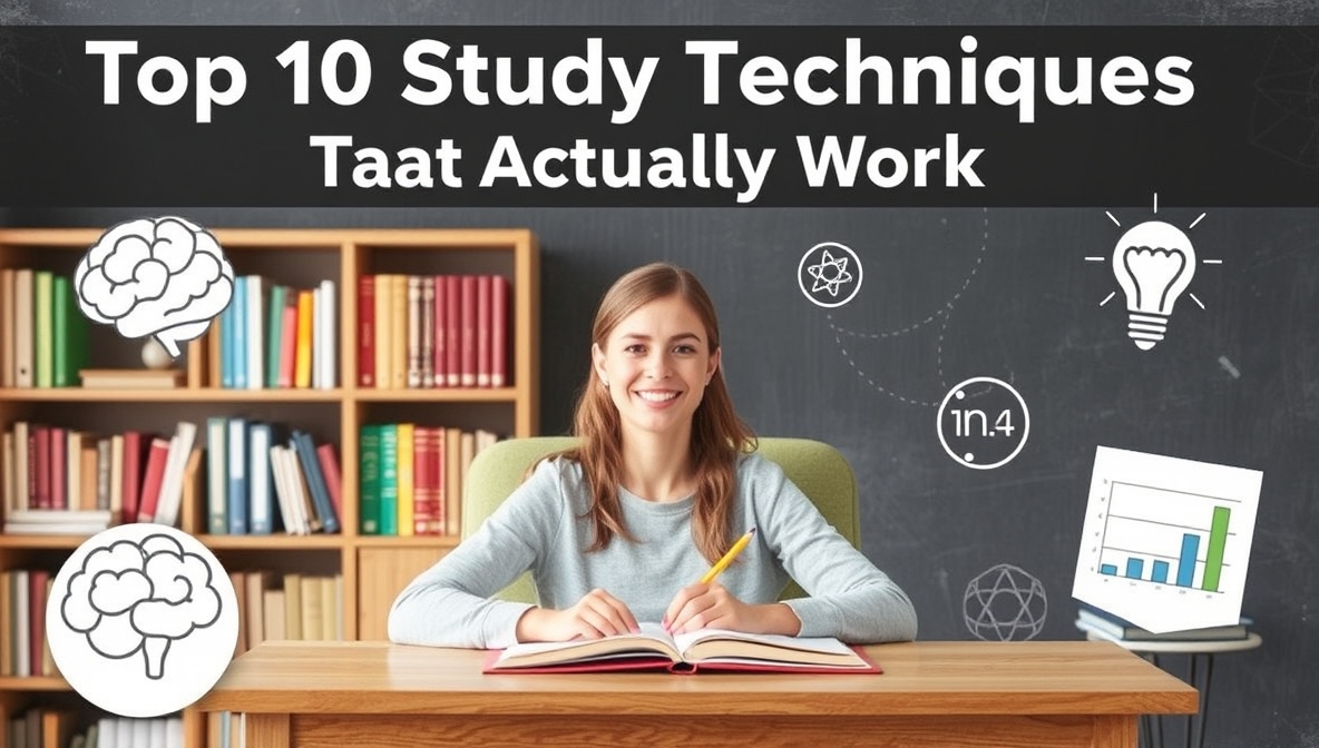 Read more about the article Top 10 Study Techniques That Actually Work: Science-Backed Methods for Academic Success