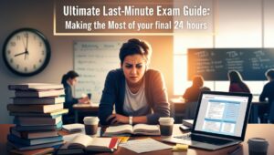 Read more about the article The Ultimate Last-Minute Exam Guide: Making the Most of Your Final 24 Hours