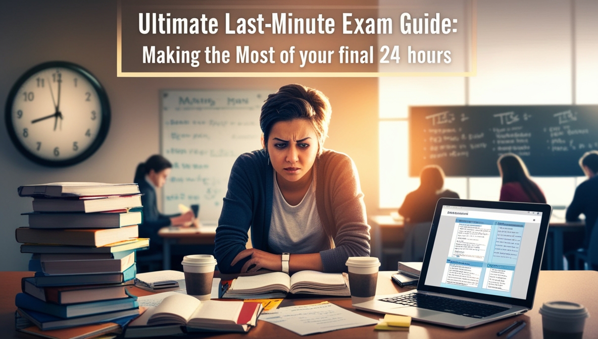 You are currently viewing The Ultimate Last-Minute Exam Guide: Making the Most of Your Final 24 Hours